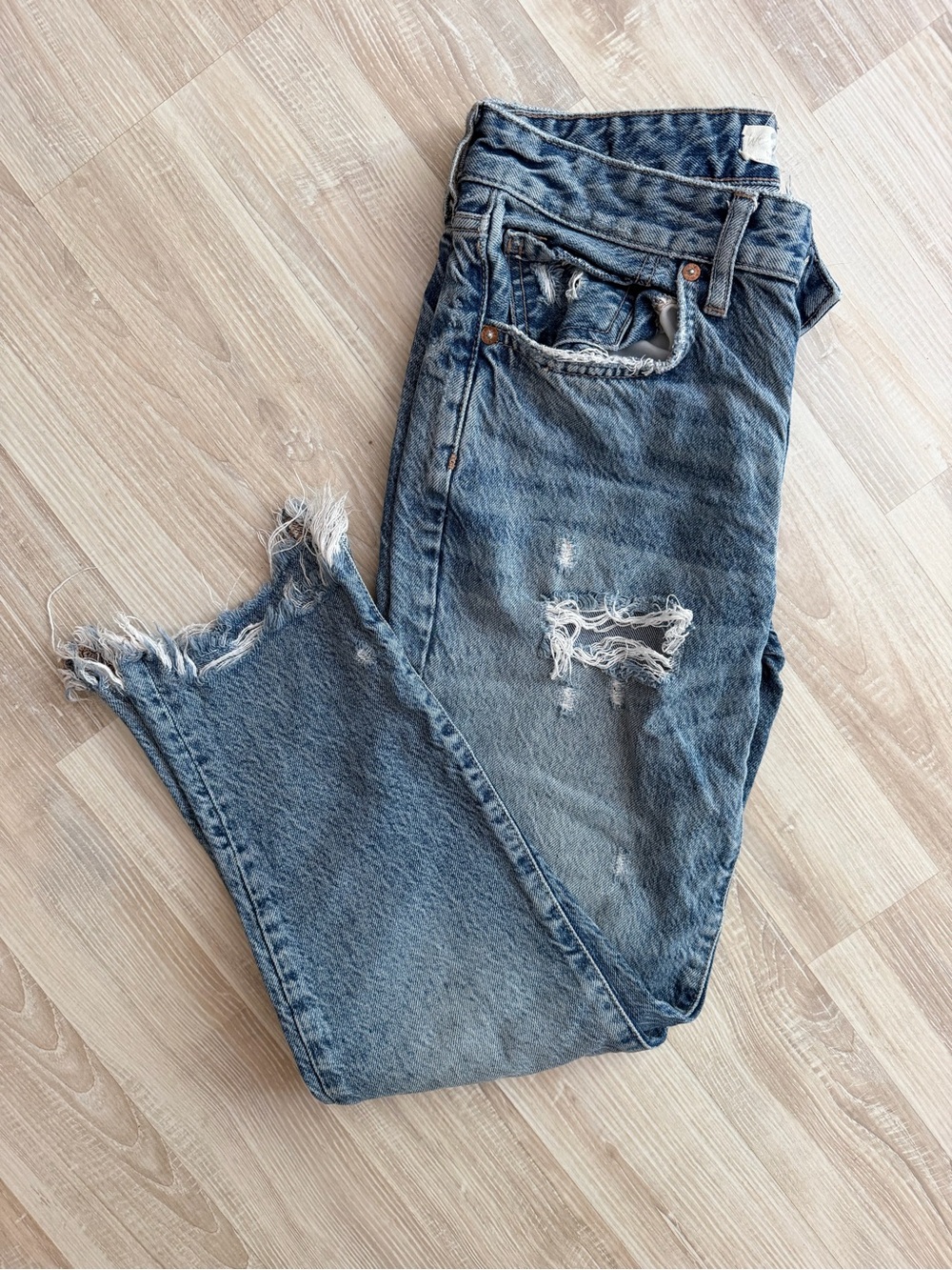 Free People Blue Denim Jeans